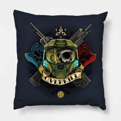 Overkill Throw Pillow Official Halo Merch Store Merch