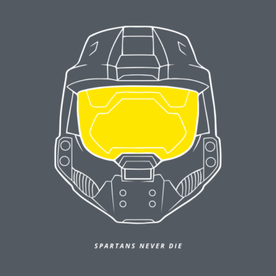 Spartans Never Die Throw Pillow Official Halo Merch Store Merch