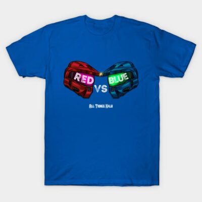 Halo Red Vs Blue T-Shirt Official Halo Merch Store Merch