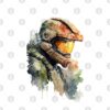 Halo Master Chief Watercolor Original Artwork Mug Official Halo Merch Store Merch