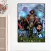 Game H Halo Cool I Infinite Poster Prints Wall Bedroom Living Room Decoration Sticker 6 - Halo Merch Store