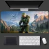 H Halo Game I Infinite Mousepad Large Gaming Compute Gamer PC Keyboard Mouse Mat 3 - Halo Merch Store