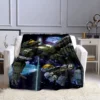 Halo Shoot Game Sergeant Blanket Children s Blanket High Quality Flannel Blanket Soft and Comfortable Home 5 - Halo Merch Store