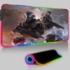 Keyboard LED Mouse Pad RGB Halo 5 Guardians Pc Accessories Mousepad Gamer Computer Desks Rubber Game 11 - Halo Merch Store