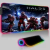 Keyboard LED Mouse Pad RGB Halo 5 Guardians Pc Accessories Mousepad Gamer Computer Desks Rubber Game 3 - Halo Merch Store