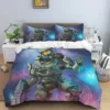 Pop Cartoon 3D Game Halo Patterns Comforter Bedding Set Duvet Cover Bed Set Quilt Cover Pillowcase 14 - Halo Merch Store