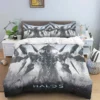 Pop Cartoon 3D Game Halo Patterns Comforter Bedding Set Duvet Cover Bed Set Quilt Cover Pillowcase 4 - Halo Merch Store