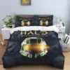 Pop Cartoon 3D Game Halo Patterns Comforter Bedding Set Duvet Cover Bed Set Quilt Cover Pillowcase 6 - Halo Merch Store