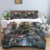 Pop Cartoon 3D Game Halo Patterns Comforter Bedding Set Duvet Cover Bed Set Quilt Cover Pillowcase 9 - Halo Merch Store