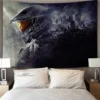 Pop Cartoon 3D Game Halo Patterns Tapestry Wall Hanging Cloth Decorative Tapestry Modern Family Art Decorative 1 - Halo Merch Store