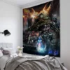 Pop Cartoon 3D Game Halo Patterns Tapestry Wall Hanging Cloth Decorative Tapestry Modern Family Art Decorative 12 - Halo Merch Store