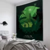 Pop Cartoon 3D Game Halo Patterns Tapestry Wall Hanging Cloth Decorative Tapestry Modern Family Art Decorative 14 - Halo Merch Store