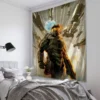 Pop Cartoon 3D Game Halo Patterns Tapestry Wall Hanging Cloth Decorative Tapestry Modern Family Art Decorative 17 - Halo Merch Store