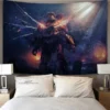 Pop Cartoon 3D Game Halo Patterns Tapestry Wall Hanging Cloth Decorative Tapestry Modern Family Art Decorative 21 - Halo Merch Store