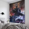 Pop Cartoon 3D Game Halo Patterns Tapestry Wall Hanging Cloth Decorative Tapestry Modern Family Art Decorative 23 - Halo Merch Store