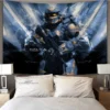 Pop Cartoon 3D Game Halo Patterns Tapestry Wall Hanging Cloth Decorative Tapestry Modern Family Art Decorative 3 - Halo Merch Store