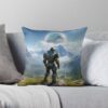 Halo Infinite Game Throw Pillow Official Halo Merch Store Merch